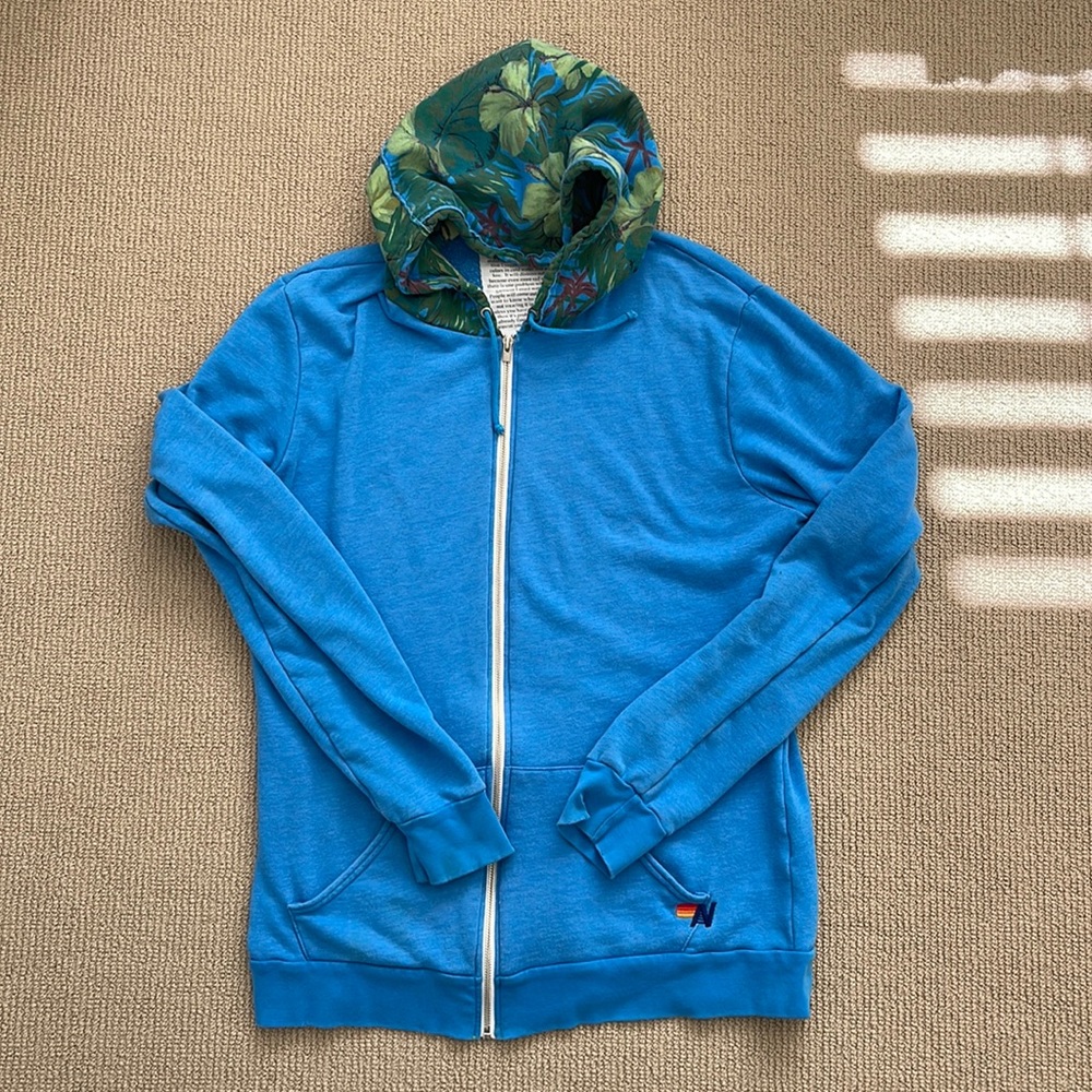 Aviator Nation Surf Safari Full ZIP Hoodie XXL